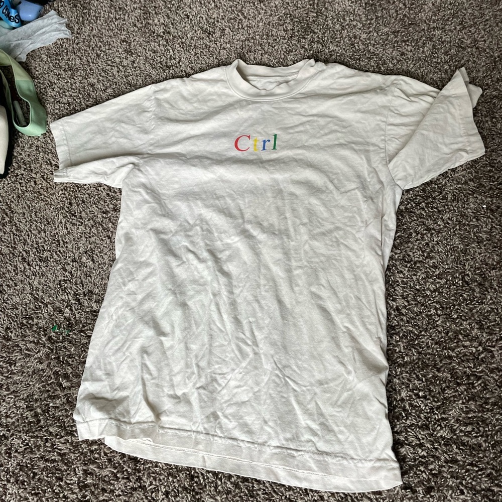 sza ctrl shirt beige from Austin city limits